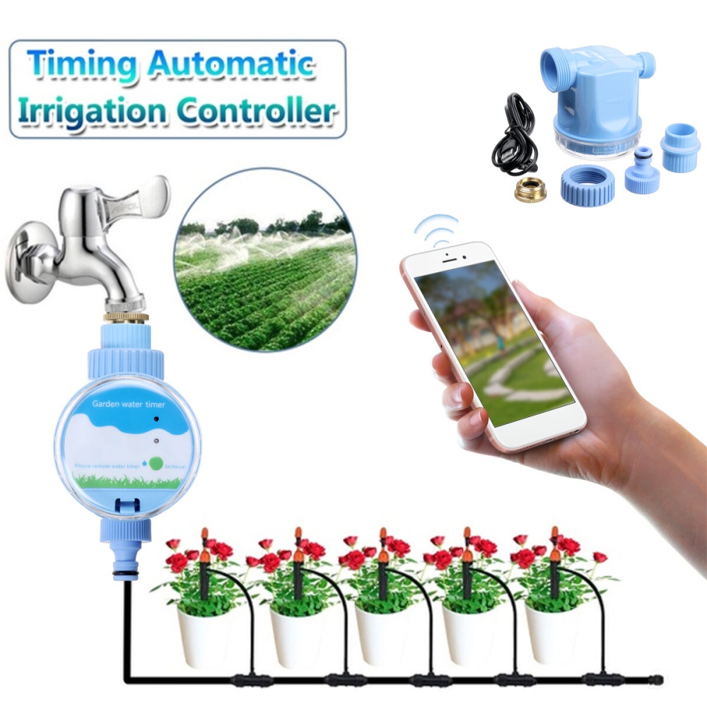 Electronic WiFi Remote Control Automatic Garden Irrigation Water Timer Intelligent Flowers Watering Garden Watering System - Image 2