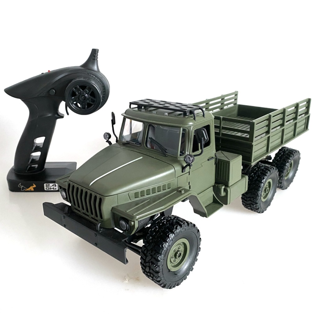 MN80S Ural 1/16 2.4G 6WD RC Car Truck Rock Crawler Command Communication Vehicle RTR Toy MN88S three electric version_1:16 - Image 2