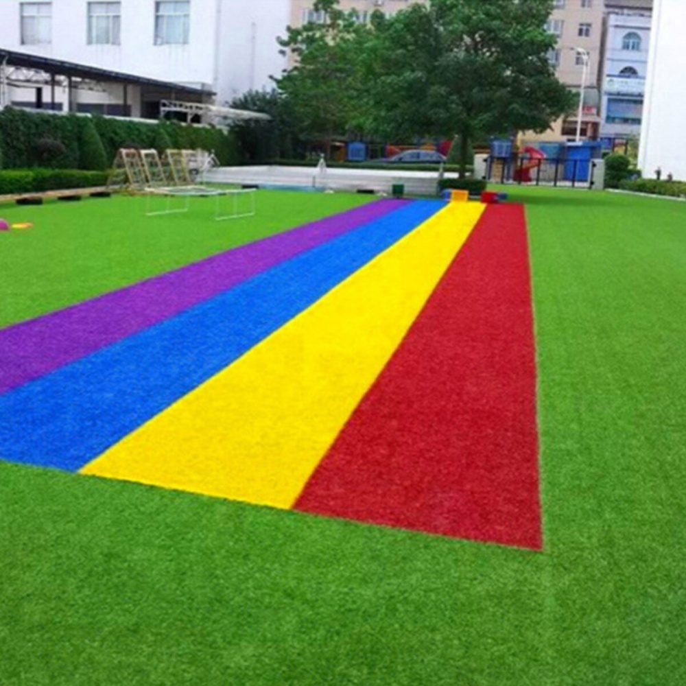 Green Artificial Grass Floor Mat Synthetic Landscape Lawn Garden Carpet Playground for DIY Landscaping Gardening Props Golf - 0.5*1m - Image 2