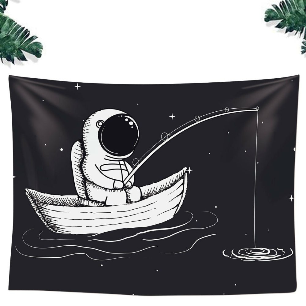 Spaceman Series Background Cloth Hanging Cloth Tapestry Room Cloth Painting Decoration - TypeA - Image 2