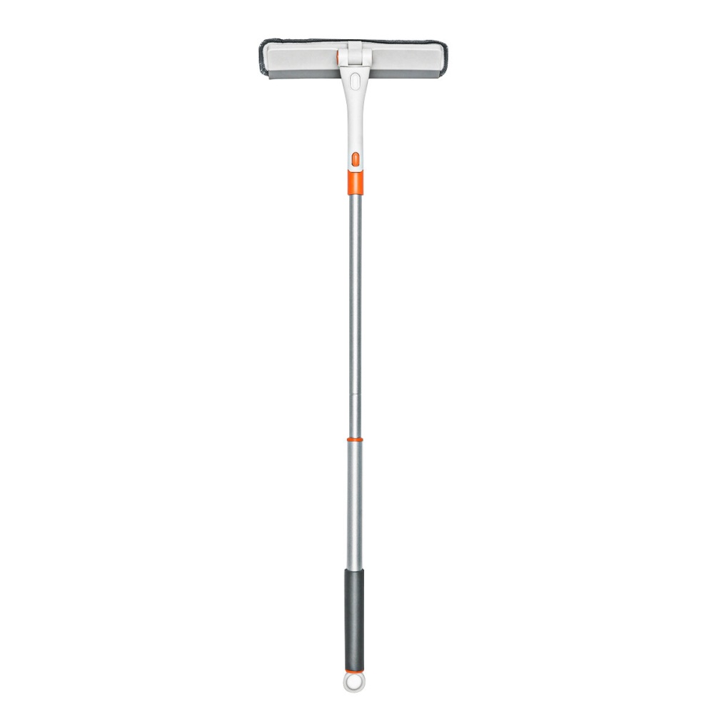 MATTC 2-in-1 Window Cleaning Squeegee Adjustable Rotatable Window Brush