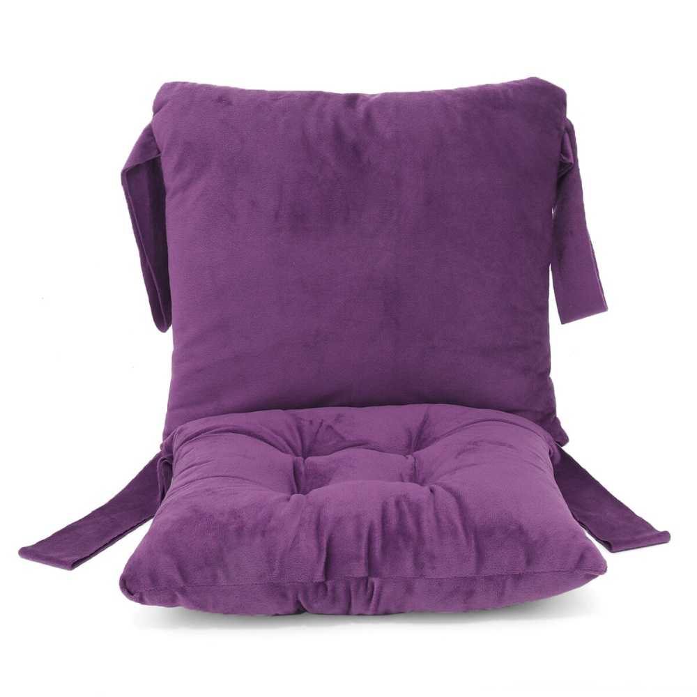 40x80cm Square Seat Cushion Detachable Sofa Pillow Chair Pad Home Office Decor - Purple - Image 2