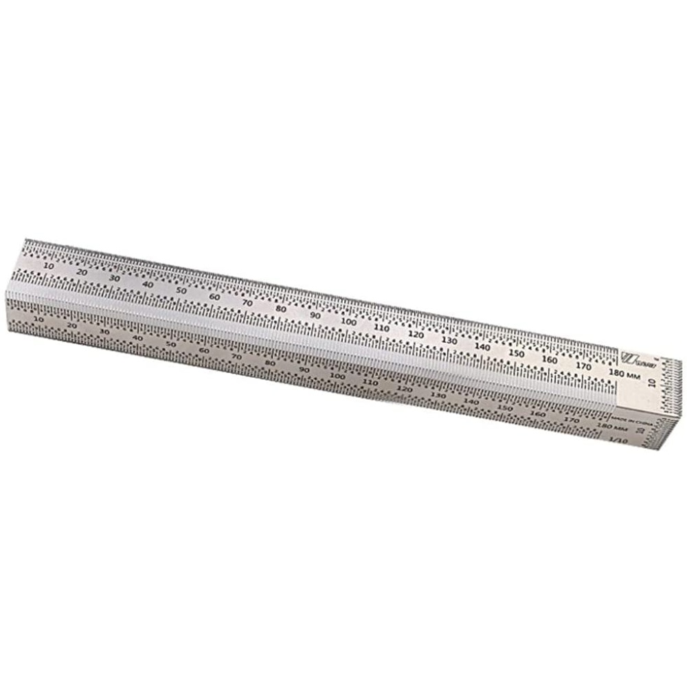 T Square Stainless Steel High-precision Carpentry Ruler For Woodworking 180MM
