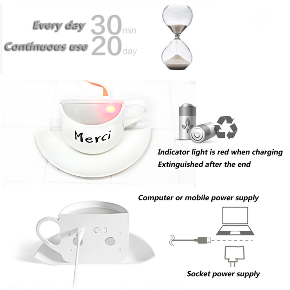 LED Luminous Cup Intelligent Sound Light Control Sensor Wall Lamp - Bonjour yellow - Image 2