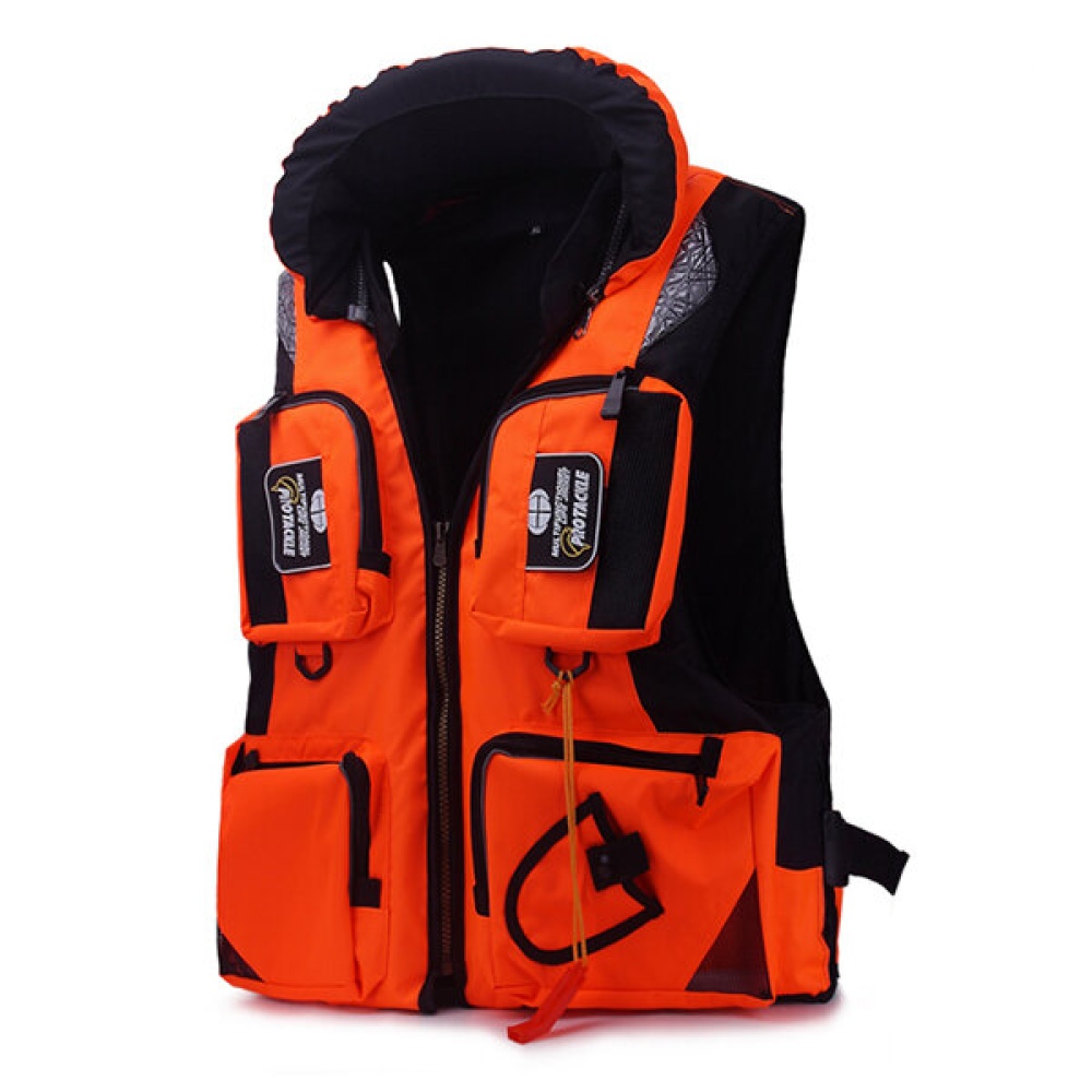 Mens Sea Fishing Clothes Floating Objects Life Jacket Vest - M Blue