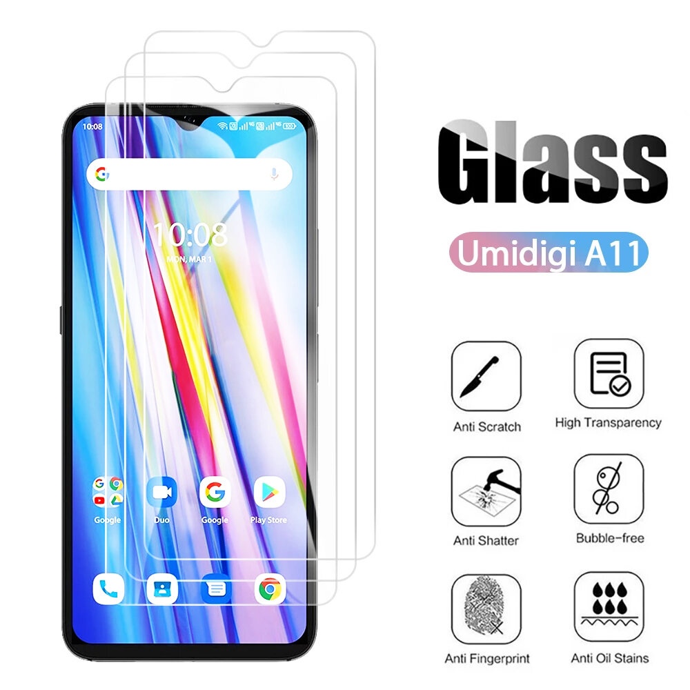 1/2/3/5Pcs for UMIDIGI A11 Front Film 9H Anti-Explosion Anti-Fingerprint Tempered Glass Screen Protector - 2pcs - Image 2