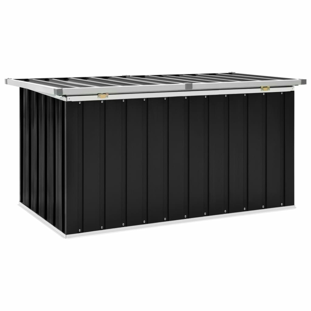 Garden Storage Box Galvanized Steel Easy-Assemble Garden Toolbox for Storing Cushion, Pillows, Blankets