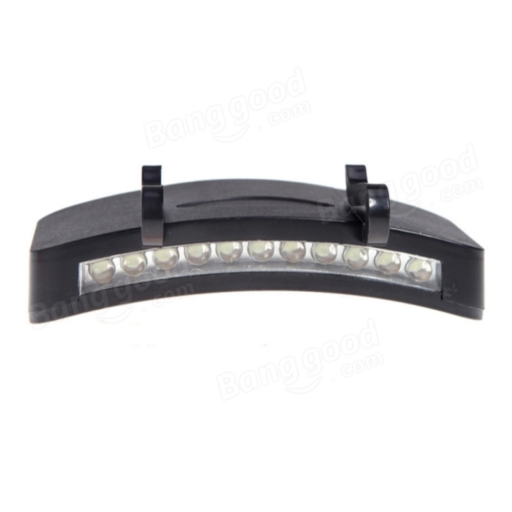 11 LED Clip-On Cap Light Lamp Hiking Camping Fishing Outdoor Cap Lights - Image 2