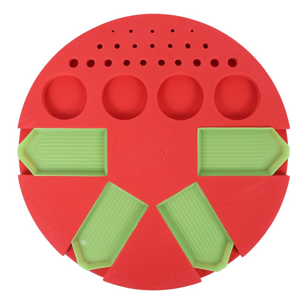 Diamond Painting Tools Storage Box with Tray Organizer for Craft Arts red