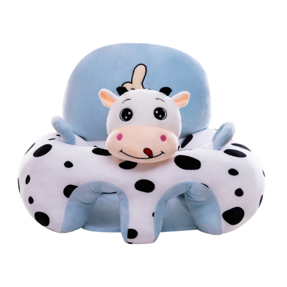 Cartoon Baby Sofa Plush Chair Cushion Sofa Plush Pillow Cover Children no filler Learning To Sit Seat Home Household Kindergarten Chair Supplies - El