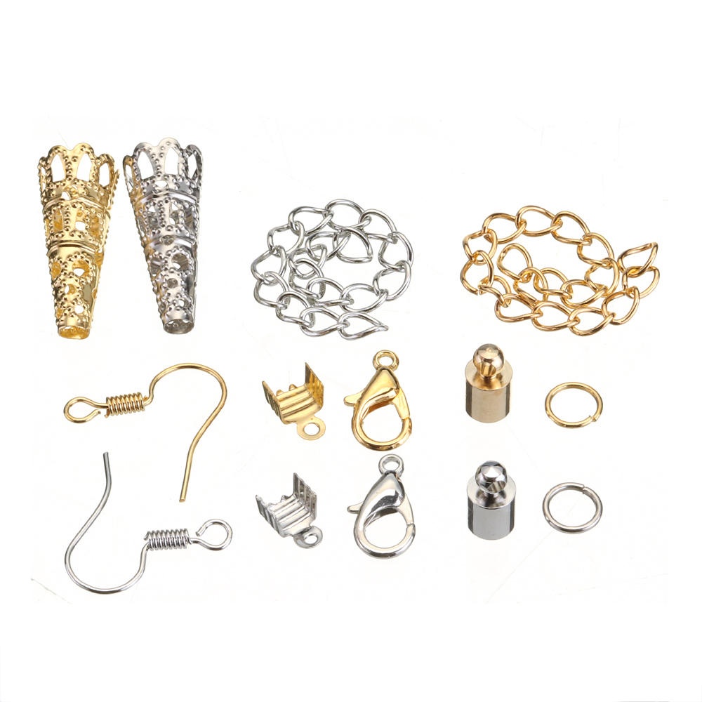 960pcs/Set Jewelry Making Kit DIY Earring Findings Hook Pins Mixed Handcraft Accessories - Image 2