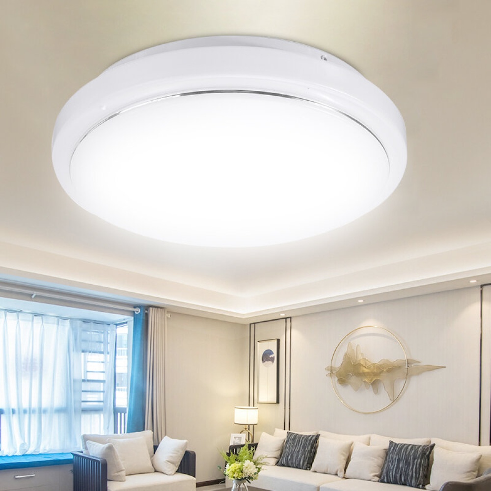 11'' 30W/24W/12W LED Ceiling Light Thin Flush Mount Fixture Lamps Bathroom Home - 12W - Image 2