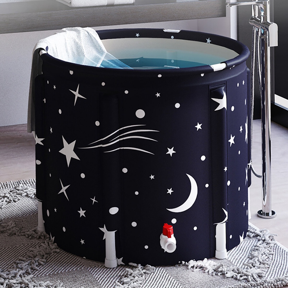 Portable Bathtub Foldable Free Standing Soaking Bath Tub Eco-Friendly Bathtub Bathroom Spa Tub With 10 Bath Bags - Image 2