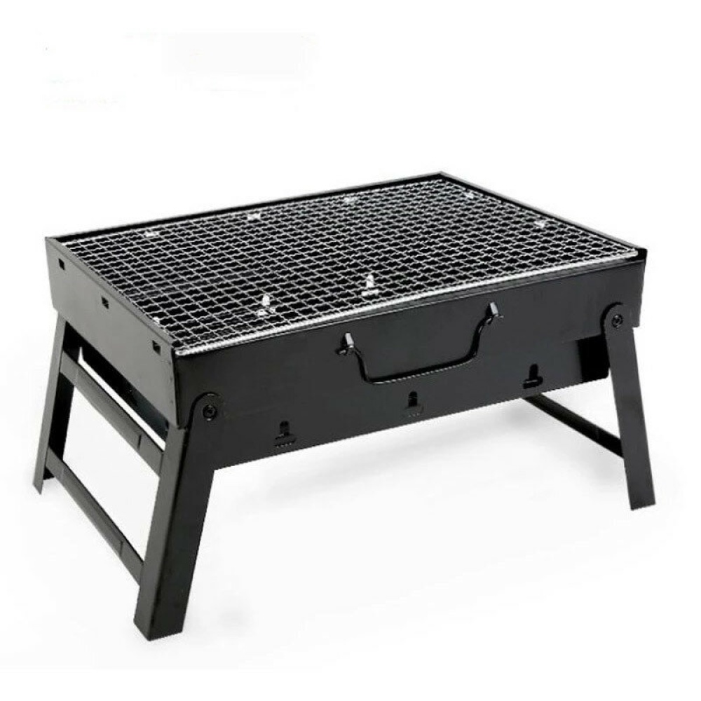 IPRee® Folding BBQ Grill Portable Charcoal Grill Stainless Steel Cooking Stove Camping Picnic - Image 2