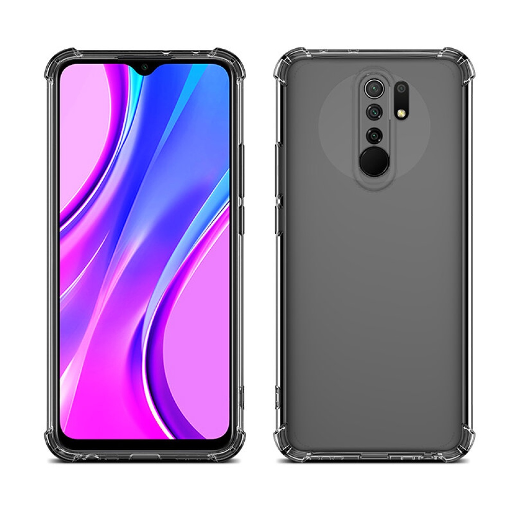 for Xiaomi Redmi 9 Case Air Bag Shockproof with Lens Protect Transparent Non-yellow Soft TPU Protective Case Non-original - Image 2