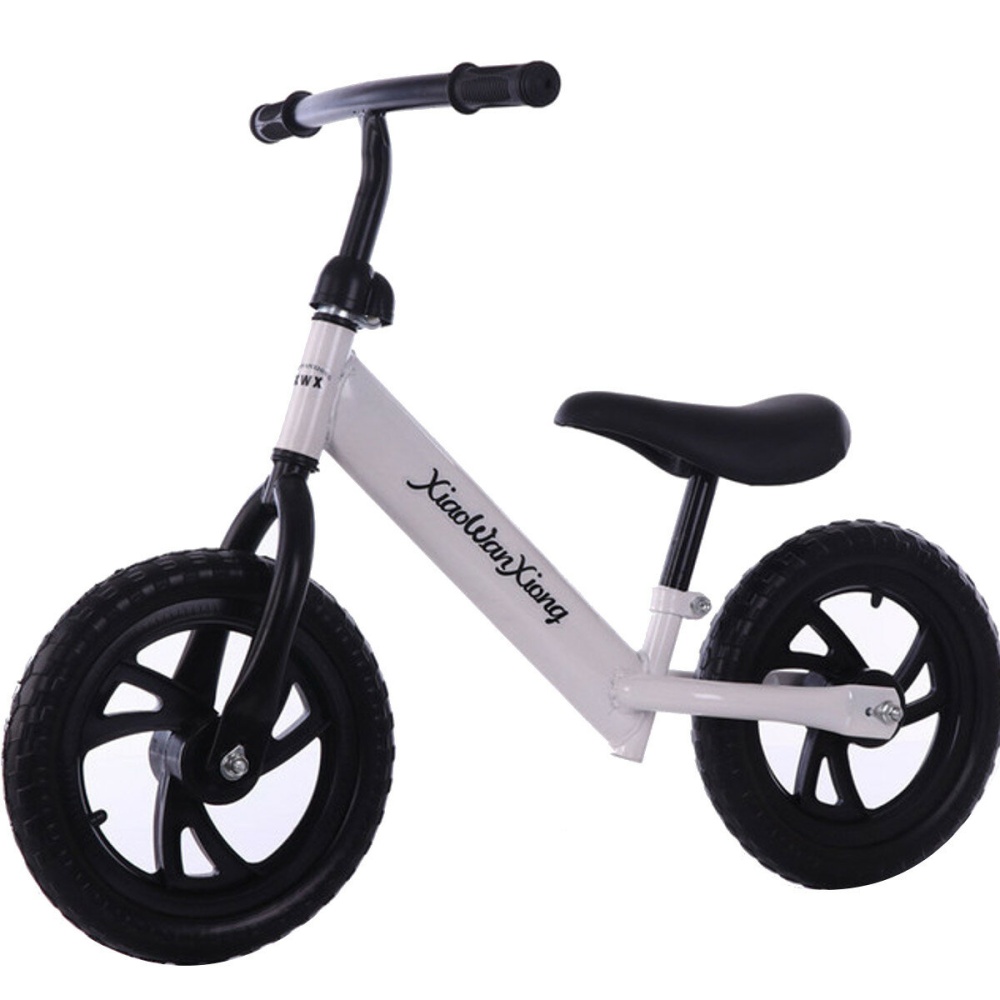 Children's Balance Bike Kids Learning Walker Bicycle Ride Without Pedal Baby or 3-6 Years Old Scooter or 3-6 Years Old - White - Image 2