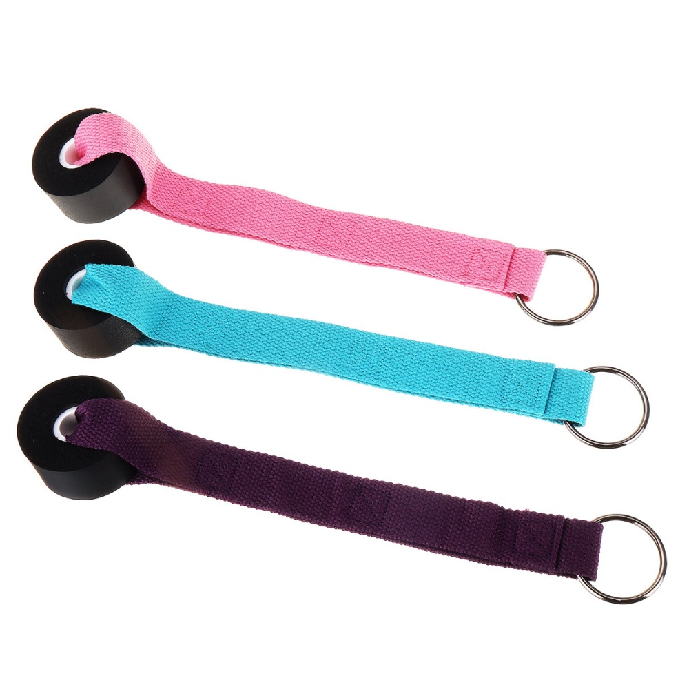 2.4M Doorway Yoga Band Shoulder Legs Stretch Hanging Strap Gymnastics Home Fitness Exercise Tools - Pink - Image 2