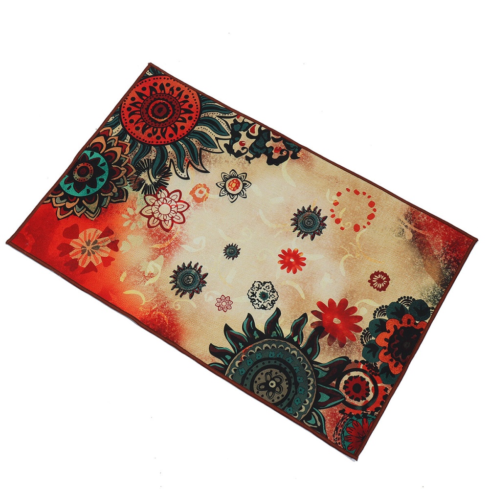 Printed Modern Floor Area Carpet Bed-sitting Room Hallway Door Non-slip Mat - 50*80cm - Image 2