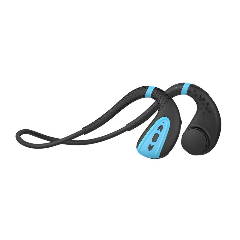 Q1 Bone Conduction bluetooth Earphone Built-in 8G Memory IPX8 Waterproof MP3 Music Player Swimming Diving HD Sports Headset 15 Days Standby - Black - Image 2