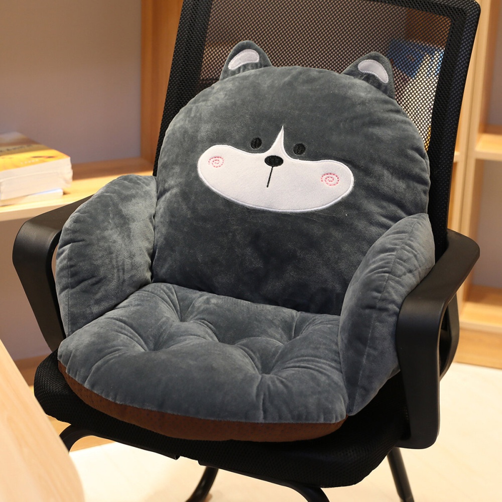 Soft Cartoon Seat Chair Cushion Waist Lumbar Pillow Waist Support for Home Office - Strawberry - Image 2