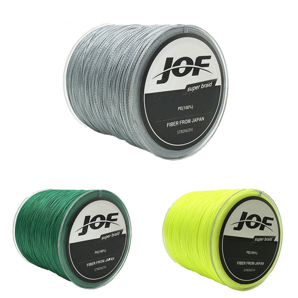 JOF 300M PE Braided 8 Strands 22-61 LB High Sensibility Super Strong Fishing Line Sea Fishing - 6.0 Grey