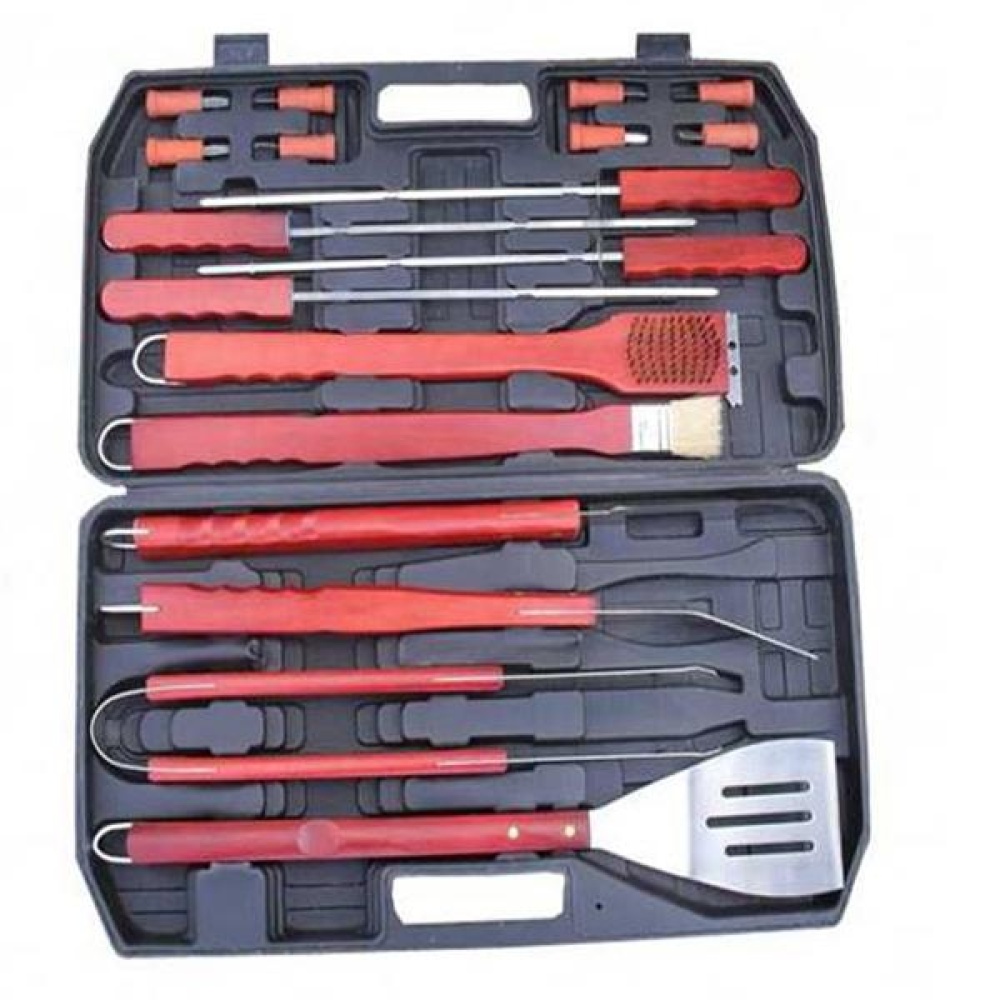 Portable BBQ Tool SetBBQ Forks Brushes Spatula Outdoor Picnic Barbecue Kitchen Utensils - Image 2