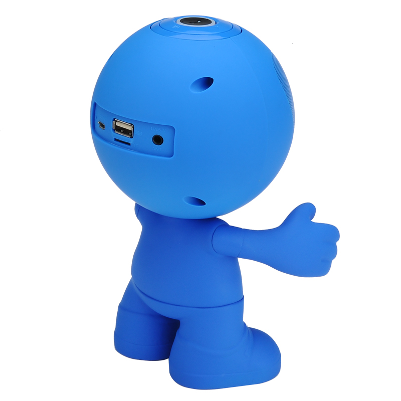 Haut-parleur Bluetooth Alien LED (bleu) - Image 3