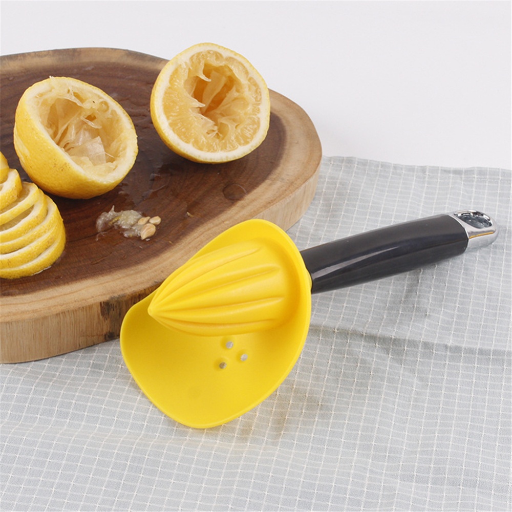 Manual Juice Squeezer Plastic Hand Pressure Juicer For Fruit Vegetable Kitchen Accessories yellow - Image 3