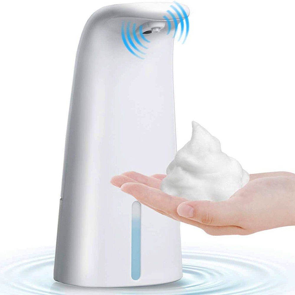Automatic Foam Dispenser Infrared Sensing Non-Contact Soap Dispenser Hand Washer - White
