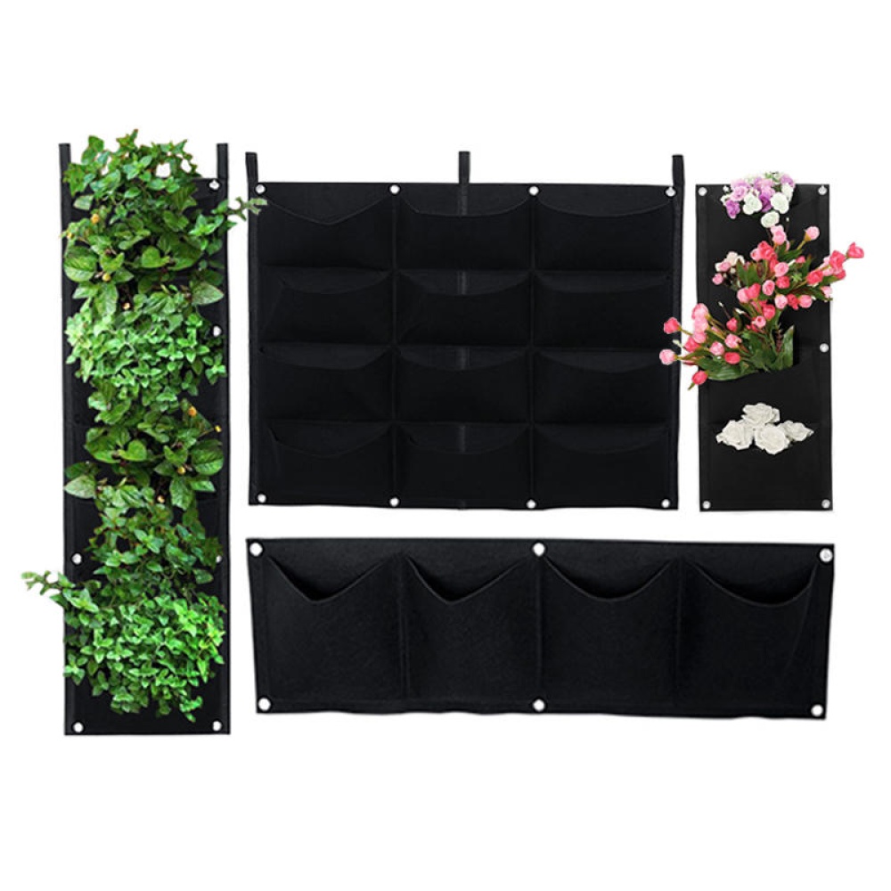 KC-BT4121 Gardening Grow Pocket Indoor Outdoor Wall Hanging Planting Storage Bag Seedling Bags - .A