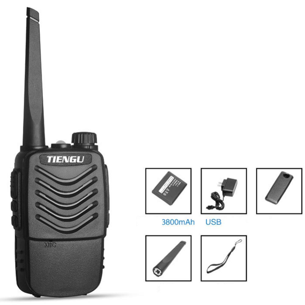 TIENGU 8100s MINI Walkie Talkie 400-480(MHz) 5W Power/3800mAH 3.7V 16 Channel - US PLUG - Image 2