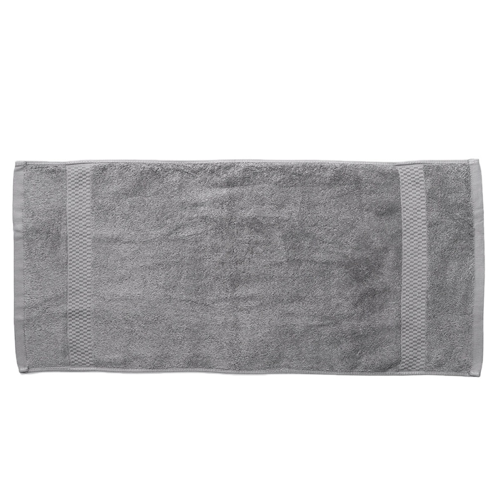 34 x 74cm Face Care Hand Cloth Soft Towe Turkish Cotton Bath Towel - Grey - Image 2