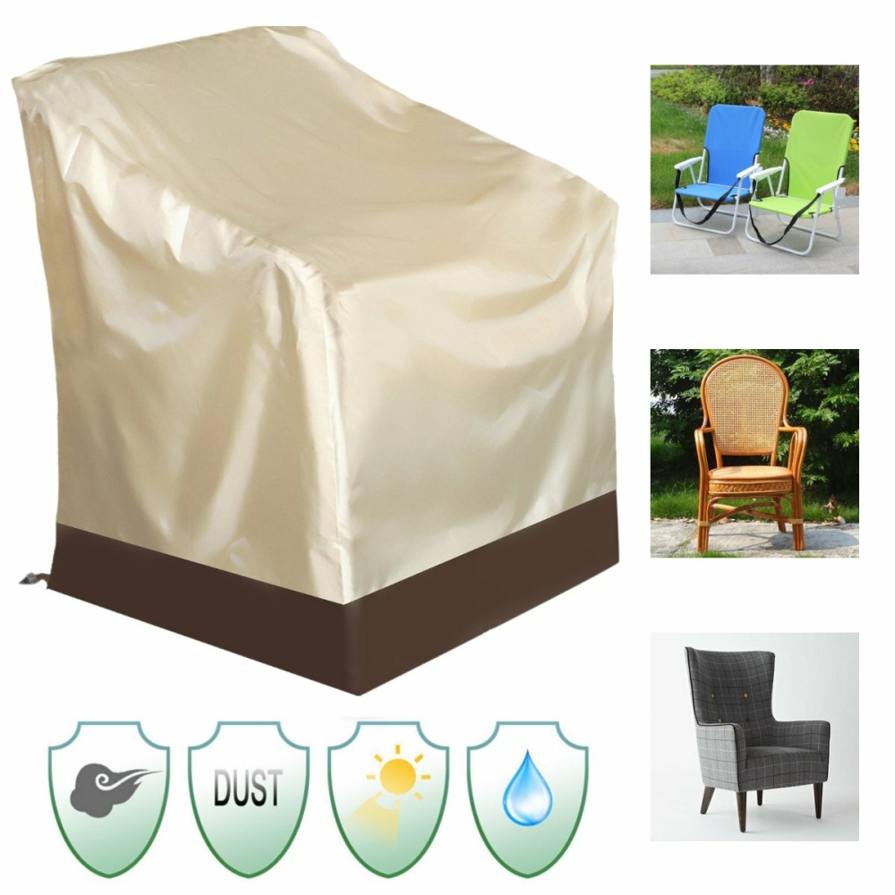 IPRee 84x67x73CM Waterproof High Back Chair Cover Outdoor Patio Yard Furniture Protection