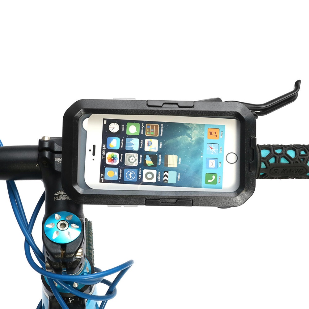 IPX8 Waterproof Bike/Bicycle Handlebar Holder Protective Case For iPhone 7/iPhone 8 - Image 2