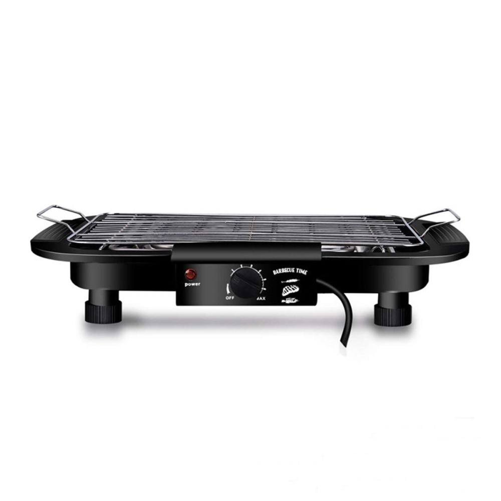 220V Portable Electric Grill Smokeless Electric Pan Grill BBQ Griddle Mini Non-stick Plate Electric Home Barbecue Grill Machine - Image 2