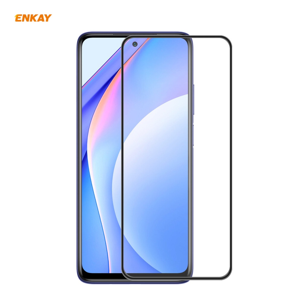 Enkay 1/2/5 Pcs for Xiaomi Mi 10T Lite 5G Front Flim 9H Anti-Explosion Hot Blending Full Glue Full Coverage Tempered Glass Screen Protector Non-Origi - Image 2