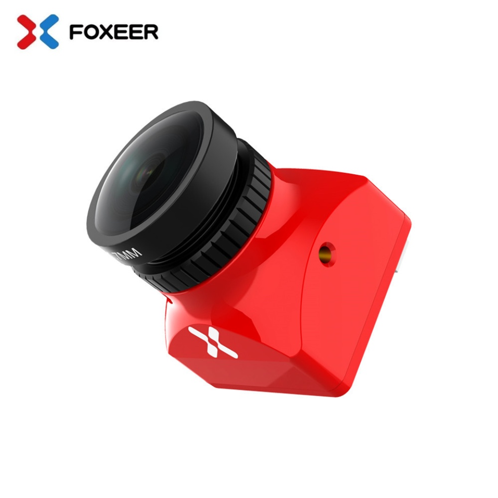 Foxeer Predator V5 Micro Full Case M12 1000TVL FPV Camera Cam OSD 16:9 4:3 PAL NTSC Switchable 1.7mm Lens 4ms WDR Racing Drone Red - Image 2