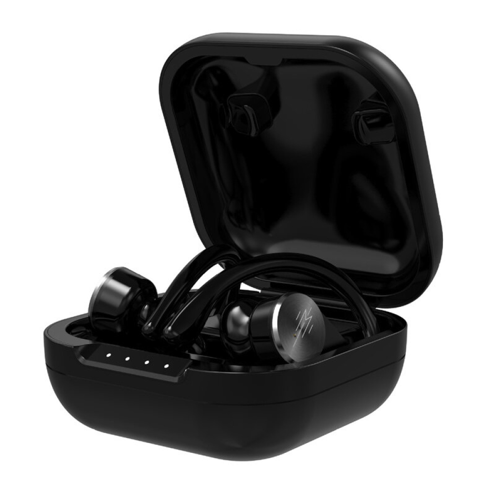 M8 Magictom TWS bluetooth 5.0 Wireless Earbuds Earphones Touch Control IPX4 Waterproof with Charging Case - Black - Image 2