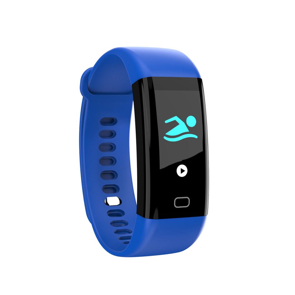 F07 Corol Heart Rate Monitor Color Movement Smart Wristband Bracelet for Molie Phone - Blue - Image 2