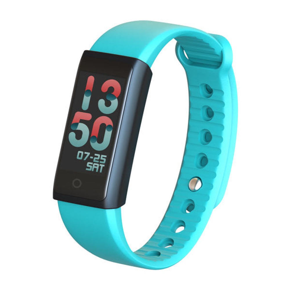 X6 Blood Pressure Heart Rate Monitor bluetooth Smart Wristband Bracelet For iPhone X 8Plus OnePlus5 - Blue - Image 2