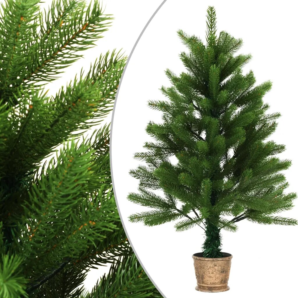90cm Tree Artificial Holiday Tree for Home, Office, Party Decoration, Decoration with 200 Branches, Easy Assembly, Stable Stand - Image 2