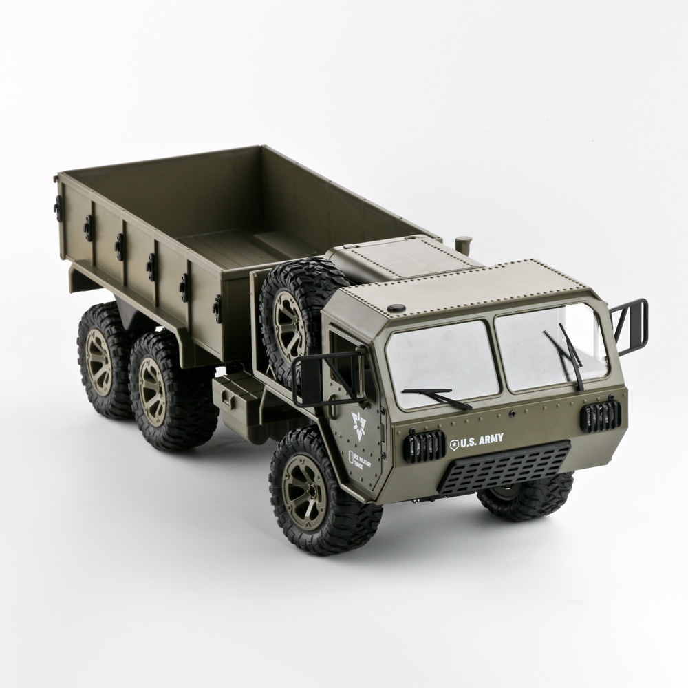 Fayee FY004A 1/16 2.4G 6WD Rc Car Proportional Control US Army Military Truck RTR Model Toys With camera +1 battery_1:16 - Image 2