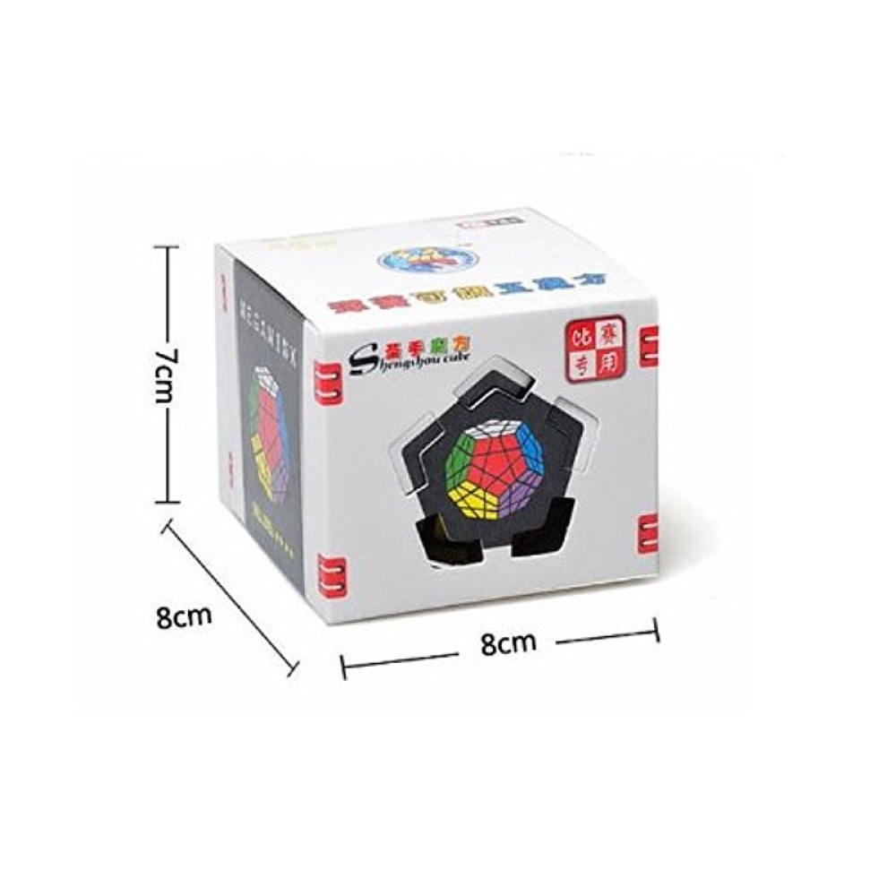 Shengshou Megaminx Brain Teaser Magic Cube Speed Twisty Puzzle Toy Black - Image 2