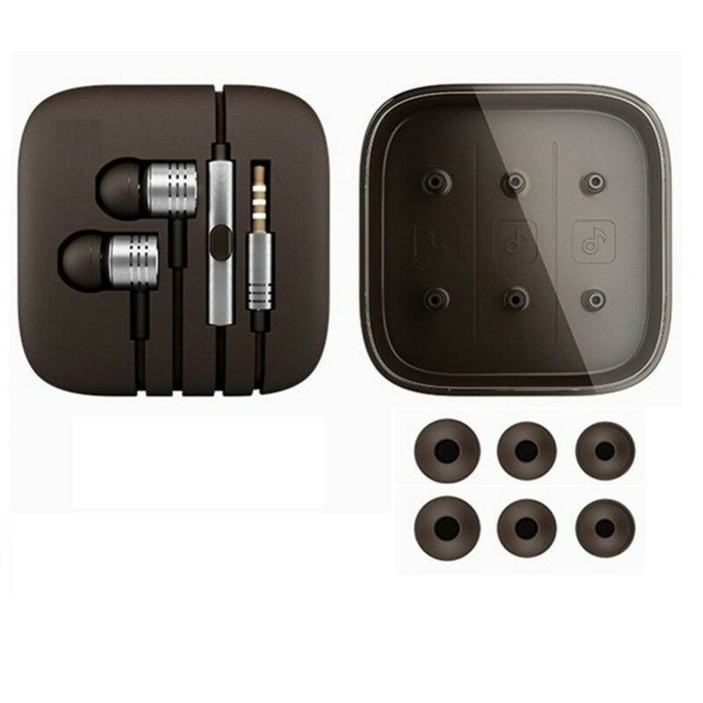 MI3 Piston Metal In-ear 3.5mm Interface High Quality Wired Headset for Android Silver