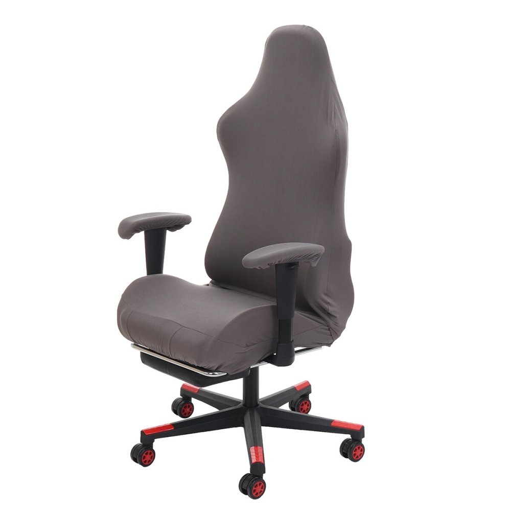 Thicken Office Chair Cover Polyester Material for Home Supplies - Grey - Image 2