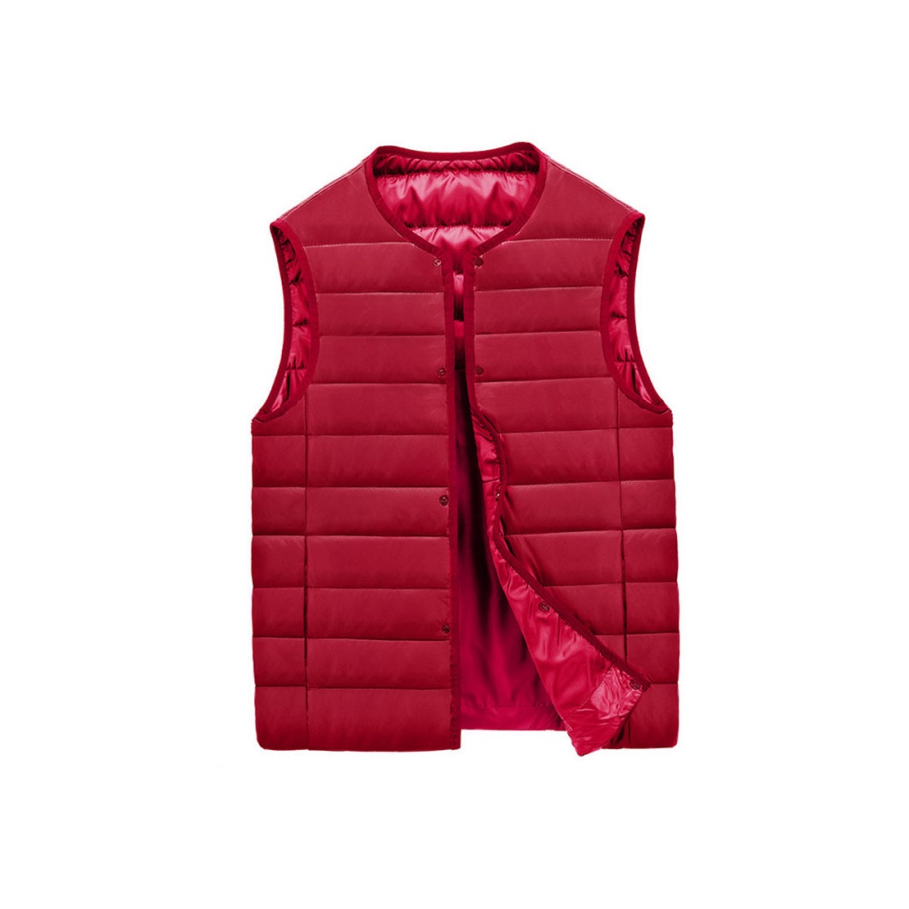 USB Charging Red Heating Vest 3 Gear Temperature Adjustable Indoor Outdoor Skiing Winter Warmth Vest - XXXL