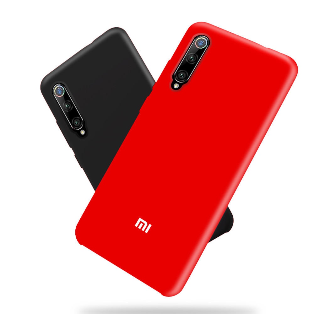 Ultra Thin Anti-Scratch Liquid Silicone Soft Protective Case For Xiaomi Mi9 Mi 9 / Xiaomi Mi9 Mi 9 Transparent Edition Non-original - Red - Image 2