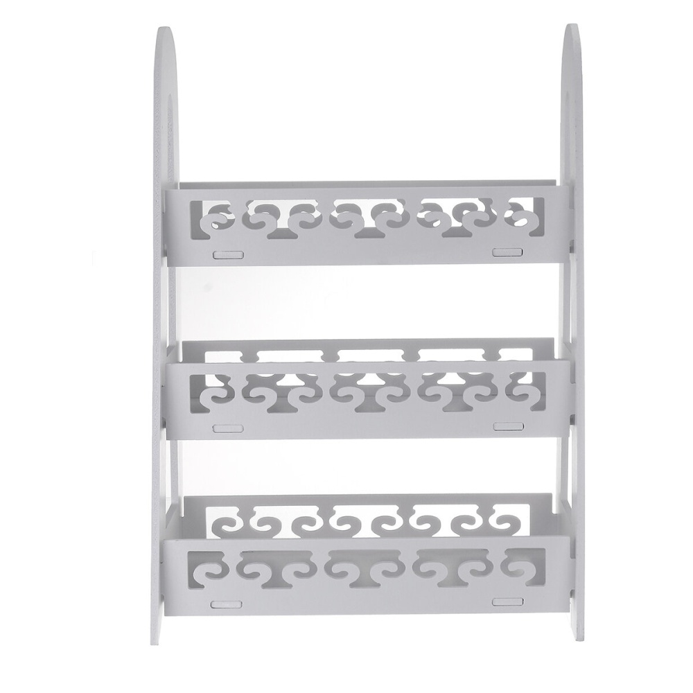 3 Tier Storage Shelves Desktop Cosmetic Organiser Bath Shelf Spice Makeup Rack - 2 Layers - Image 2