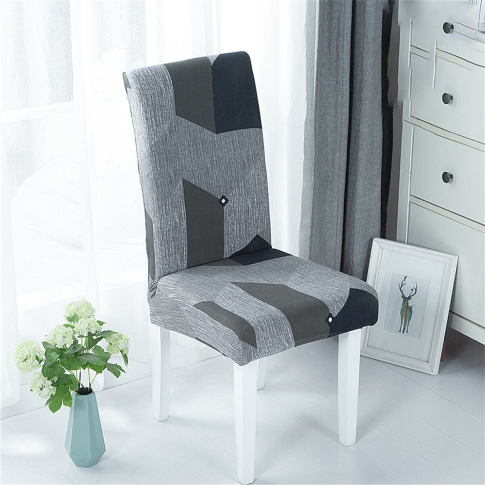 Elastic Dining Chair Cover Stretch Polyester Chair Seat Slipcover Office Computer Chair Protector Home Office Furniture Decor - #6 - Image 2