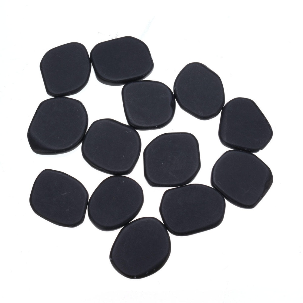 13pcs Black Jasper Runes Gemstone Power Stones Rune Set Symbols Healing Crystals - Image 2